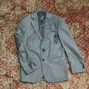 NWT Gray Boys Sz 12 Chaps Blazer